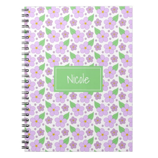 Carnet photo Motif Lilac Flowers (Devant)