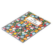 Carnet photo Motif sans couture Noël (Côté gauche)