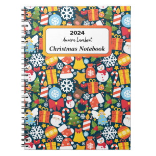 Carnet photo Motif sans couture Noël