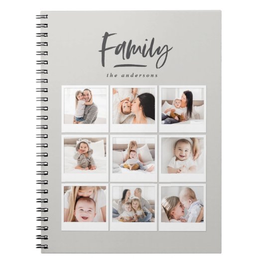 Carnet photo multiphoto familiale (Devant)