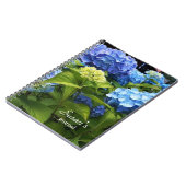 Carnet photo Nikko Blue Hydrangea Flower Spiral (Côté gauche)