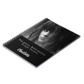 Carnet Photo noir blanc citation jeune professionnel (Côté gauche)