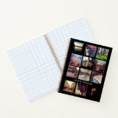 Carnet photo noir et blanc 12 avec texte (Intérieur)