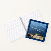 Carnet Photo Ocean God is My Rock Bible Verse Blue (Intérieur)