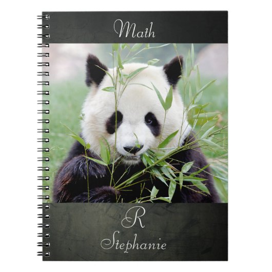 Carnet Photo panda géant, animaux 0290. (Devant)