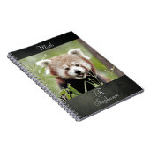Carnet Photo panda rouge, animaux 0443. carnet (Côté Droit)