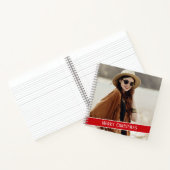 Carnet Photo personnalisée avec monogramme simple (Intérieur)