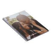 Carnet Photo personnalisée Couple amour Coeur (Côté Droit)