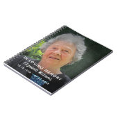 Carnet Photo Personnalisée Dans Loving Memory Célébration (Côté gauche)