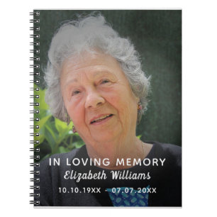 Carnet Photo Personnalisée Dans Loving Memory Célébration