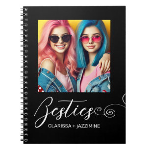 Carnet Photo personnalisée de Black White Bestie