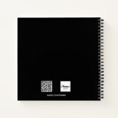 Carnet Photo personnalisée en noir blanc (Dos)