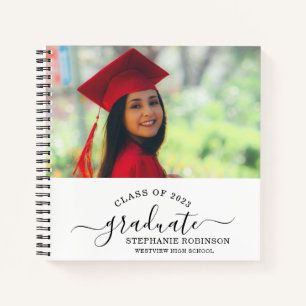 Carnet Photo personnalisée Moderne Elégant Graduation Inv