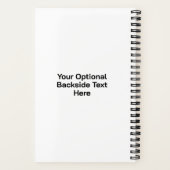 Carnet Photo personnalisée, nom et année Ph.D. (Verso)