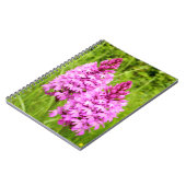 Carnet photo pyramidal de la spirale orchidée (Côté gauche)