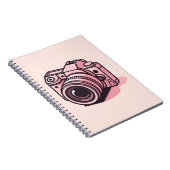 Carnet Photo reflex rose tendance Personnalisée (Côté Droit)