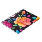 Carnet photo Rose de la spirale florale (Côté gauche)