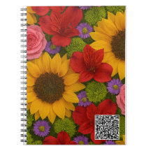 Carnet photo Rose de tournesol