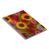 Carnet photo Rose de tournesol (Côté Droit)