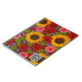 Carnet photo Rose de tournesol (Côté gauche)