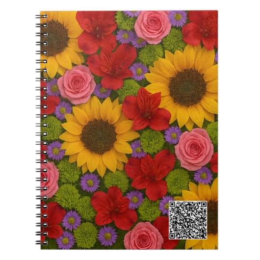 Carnet photo Rose de tournesol (Devant)