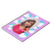 Carnet Photo rose fraise (Côté gauche)