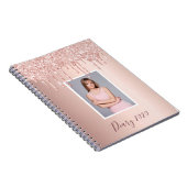 Carnet Photo rose or parties scintillant gouttes glam gir (Côté Droit)