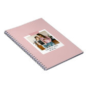Carnet Photo rose personnalisé de la meilleure maman (Côté Droit)