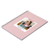 Carnet Photo rose personnalisé de la meilleure maman (Côté gauche)