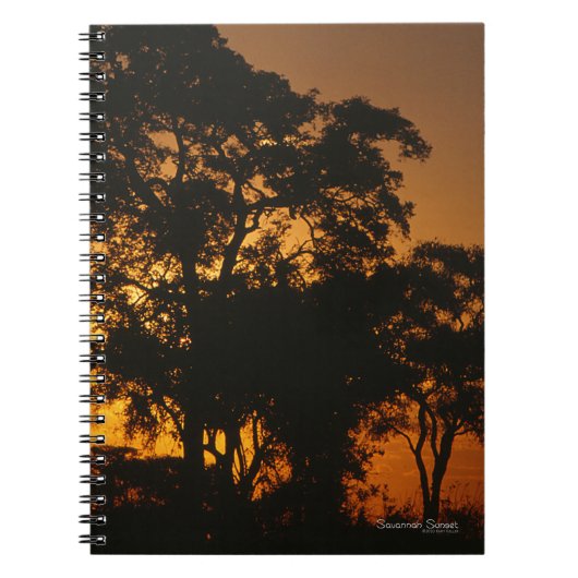 Carnet photo Savannah Sunset (Devant)
