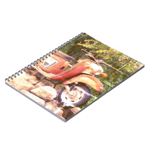 Carnet photo scooter Retro (Côté gauche)