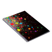 Carnet photo/Sphères et lignes multicolores (Côté Droit)