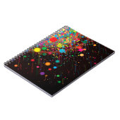 Carnet photo/Sphères et lignes multicolores (Côté gauche)