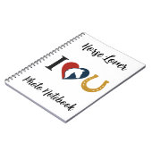 Carnet Photo Spiral Bound Notebook for Horse Lovers (Côté gauche)