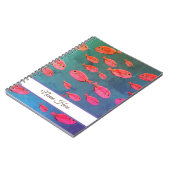 Carnet photo Spiral de Poisson Tropical Rose (Côté gauche)