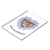 Carnet photo Spiral Dingus Heart Lace Frame (Côté gauche)