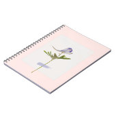 Carnet photo spirale à mur de fleurs séchées (Côté gauche)