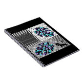 Carnet photo spirale Abstrait patchwork quilting (Côté Droit)