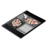 Carnet photo spirale Abstrait patchwork quilting (Côté gauche)