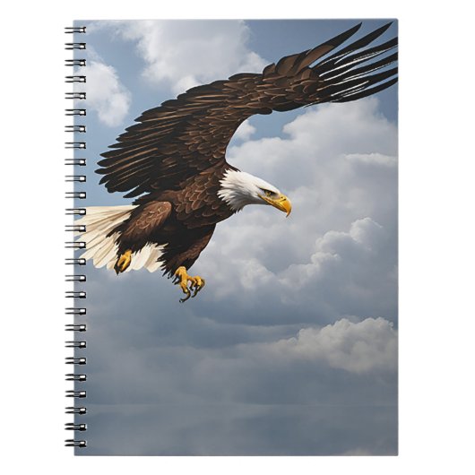 Carnet photo spirale avec aigle (Devant)