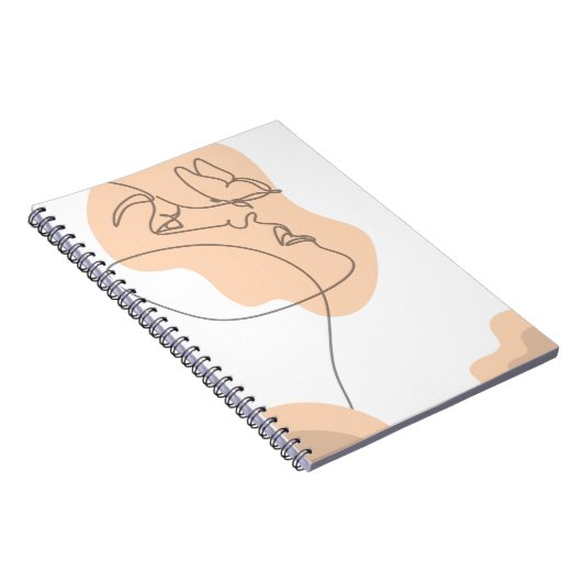 Carnet photo spirale Brown à la crème (Côté Droit)