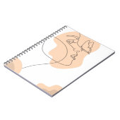 Carnet photo spirale Brown à la crème (Côté gauche)