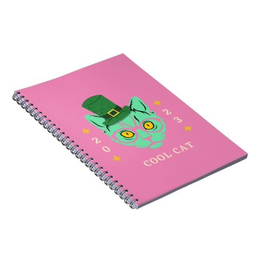 Carnet photo spirale Cool Cat (Côté Droit)