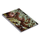 Carnet photo spirale de champignons verts et Brown (Côté Droit)