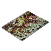 Carnet photo spirale de champignons verts et Brown (Côté gauche)