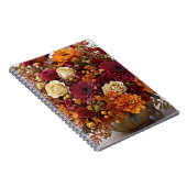 Carnet photo spirale des fleurs d'automne (Côté Droit)