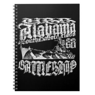 Carnet photo spirale du Battleship Alabama