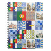 Carnet photo spirale du Portugal Drapeau et Açores (Devant)