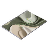 Carnet photo spirale en graphisme élégant (Côté gauche)