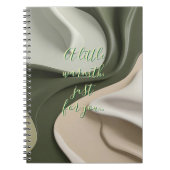 Carnet photo spirale en graphisme élégant (Devant)